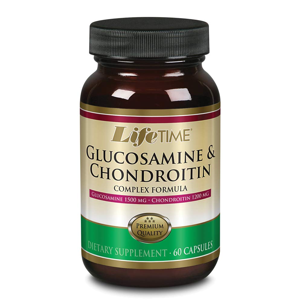 LIFETIME Glukozamina Chondroitin Complex 124; Mobilność wsparcia, Joints & Recovery Budget 124; 1500mg Glukozamina, 1200mg Chondroitin X124; 60 Kapsułki