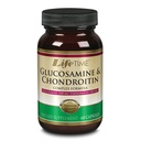 LIFETIME Glukozamina Chondroitin Complex 124; Wsparcie mobilności, Joints & Recovery Buddings 124; 1500mg Glukozamina, 1200mg Chondroityna X124; 60 Kapsułki