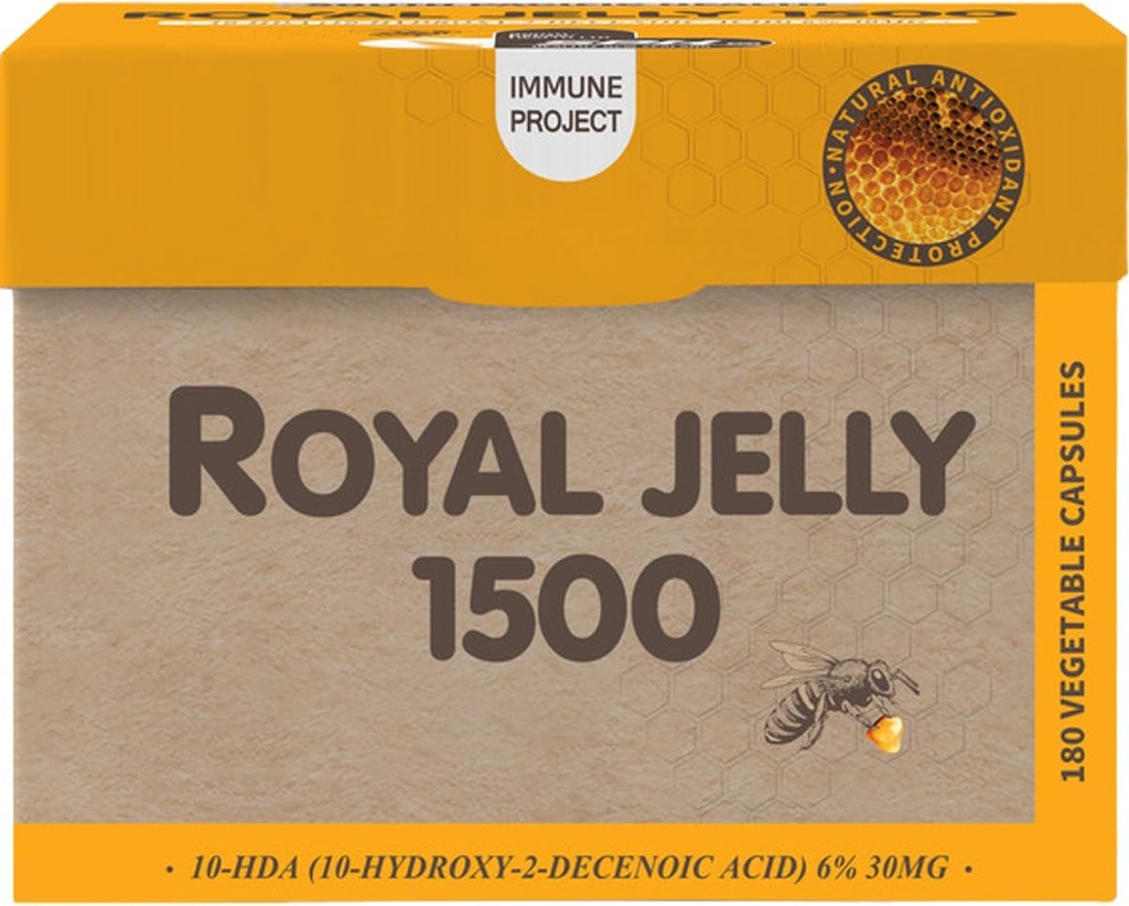 SPH 100% Pure Royal Jelly 1500 (10- HDA 6% 30mg) 180 kapsułek (1)