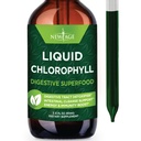NOWE KOROPYLOPYLNE Krople Płynne Chlorofil - Naturalny koncentrat - Wzmacniacz energii, Pokarm i System immunologiczny, Deodorant wewnętrzny, Funkcje wątroby - (2 Fl Oz (Opakowanie po 1))