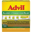 Advil Allergy and Congestion Relief Tablets, Pain Reliever, Fever Reducer and Allergy Relief with Ibuprofen, Fenylephrine HCl and Chlorfeniramine Maleate 4 mg - 50 Tabletki powlekane