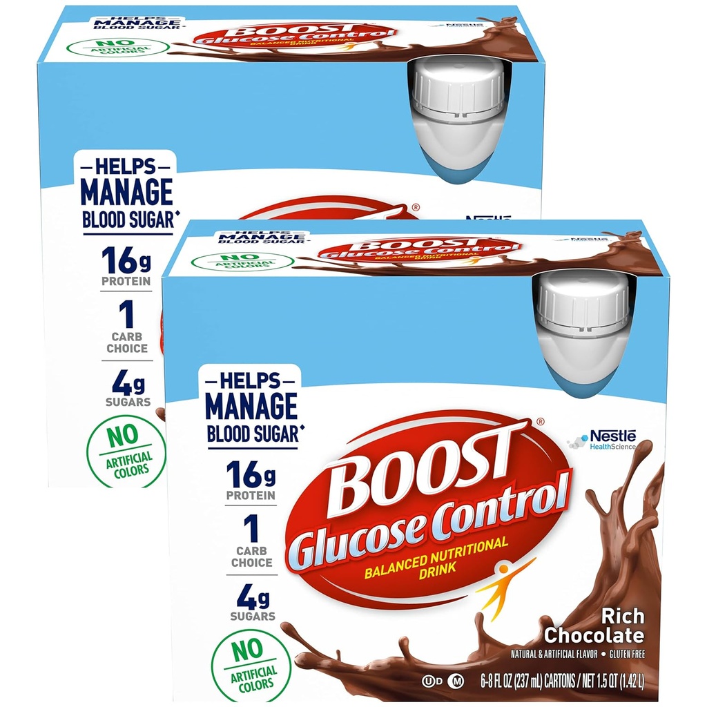 Wzmacnianie kontroli glukozy Bogata czekolada gotowa do picia, 8 oz., 12 Hrabia