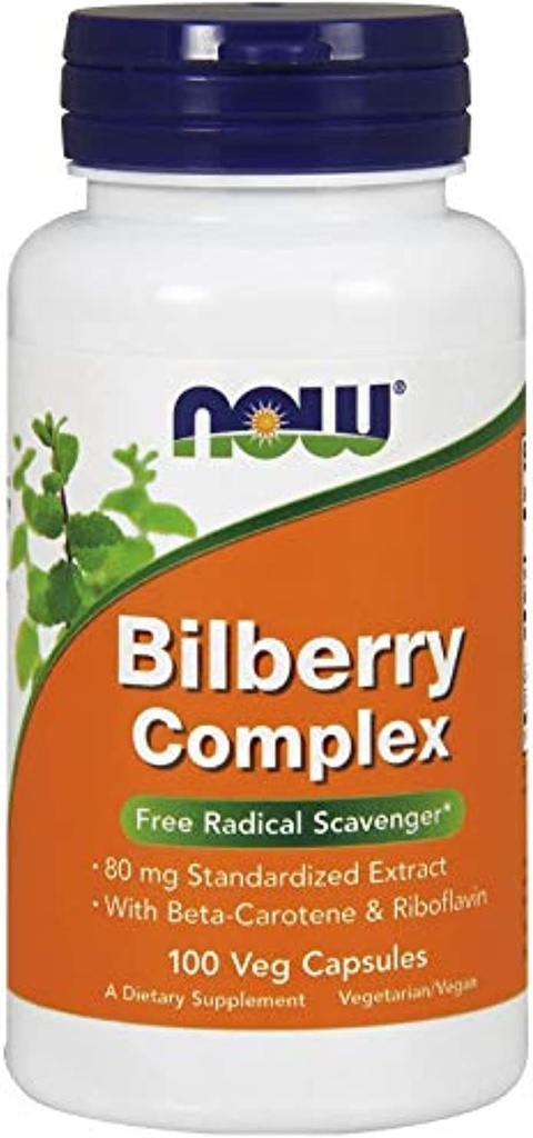 Teraz żywność Bilberry Comp 80Mg, 100 Hrabia