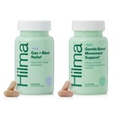 Hilma Natural Gas and Bloating Relief for Women, Doctor Formulated with Organic Ingredients, Lemon Balm, Koper i Peppermint Leaf, 50 Kapsułki wegańskie