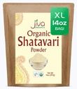 Jiva Organics Organic Shatavari Proszek 14 Ounce work luzem - Asparagus racemosus - Czysty ziele Ayurvedic
