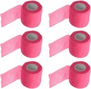 ESUPPORT 2 Inches X 5 Yards Self Adherent Cohesive Wrap Bandaże Adhesive rany silne Elastyczna taśma pierwszej pomocy dla Sport Kącik 6 Hrabia