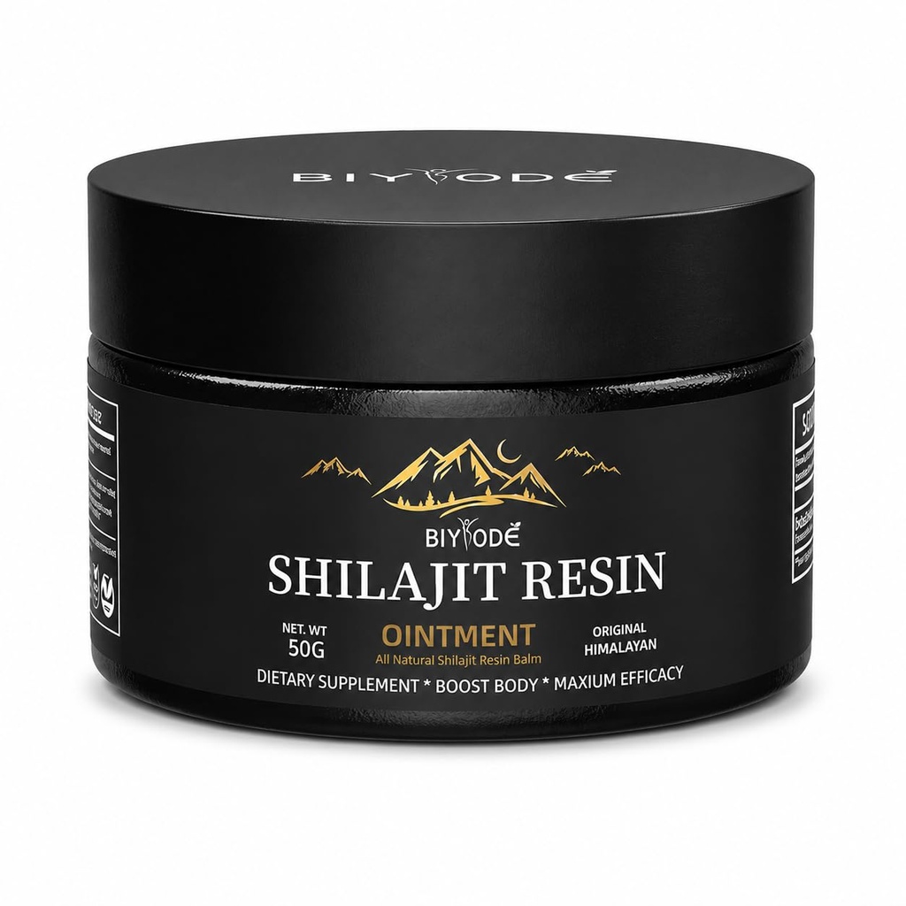 Himalayan Pure Shilajit Resin 600mg 100 Służenie z kwasem Fulvic & 85 + Ślad minerałów Vegan nieGMO Suplement energii dla mężczyzn i kobiet Starożytna formuła Ayurvedic