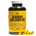 Na żywym Alaskan Cod Liver Oil 120 Miękkie żele 124; Linia złapana w USA 124; Naturalne pojawiające się witaminy D 124; Bogate w Omega 3 DHA / EPA