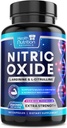 Booster tlenku azotu 2560mg - Dodatkowa moc L Arginina i suplement cytruliny dla mężczyzn i kobiet - Premium Mięśnie wspierające Booster azotu - Natural Energy & Heart Health Support - 180 Kapsułki