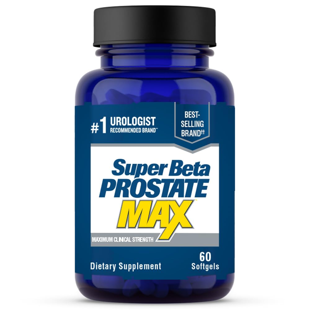 SUPER BETA PROSTATE Max - Advanced Saw Palmetto Prostate Supplement Supplement for Men 's Health, 60ct
