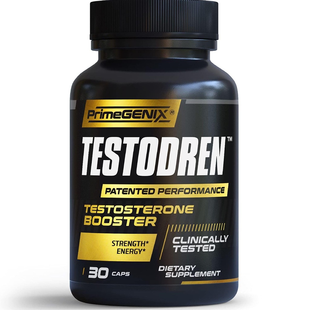 Testoodren Advanced Testosteron Booster dla mężczyzn 124; Naturalna wytrzymałość, Endurance, Energia & Siła Wzmocnienie Suplement Amend124; Lean Muscle Builder Amendant 124; Sport Nutrition Testosteron Booster