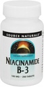 Źródło Naturals Niacinamide B-3 100mg Metabolic Support - 250 tabletek