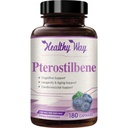 150mg Pterostilbene Supplement - Daily Daily Antioksydant Supplement for Healthy Aging Immune Heart Skin and Brain Support - Naturally Derived Non-GMO & Made in the USA (180 Servings)