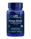 Rozszerzenie życia Ginkgo Biloba Certified Extract ™, 120 mg, Pomaga zachować pamięć i poznanie, Gluten- Free, Non-GMO, Wegetarianin, 365 Kapsułki