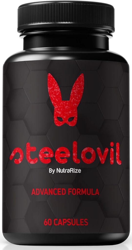 Kapsułki Steelovil dla mężczyzn, Oficjalne tabletki Steelovil dla kompleksowego wsparcia, All Natural Mężczyzna Suplement do wsparcia energii i ogólnego zdrowia, Steel Ovil Pastillas Recenzje (60 kapsułki)