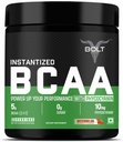 Bolt BCAA Proszek, 2: 1: 1 Pothent Fista- Leucyna, Izoleucyna, Valline, Suppots Odzyskiwanie mięśni, Wzrost & Wytrzymałość, Arbuz Fizz, 30 Służenie