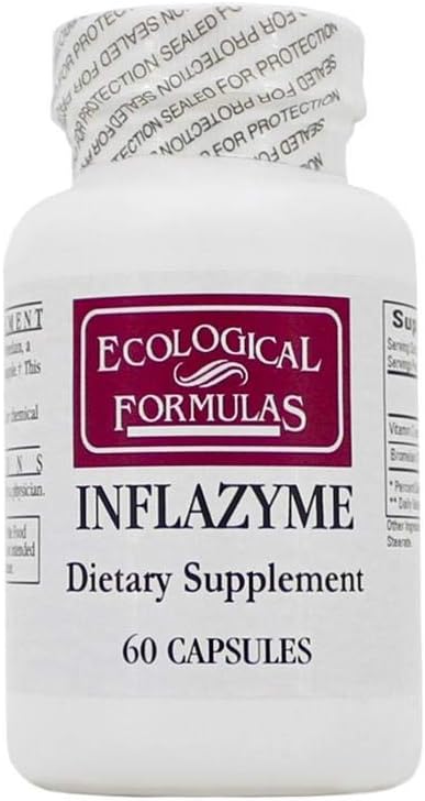 Ekologiczne wzory Inflazyme, White, 60 Count