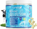 Suplement Colostrum do trawy 2000mg, 120 Gummies Sugar Free 40% IgG Bovine Colostrum Gummies + Probiotic, Multivitamin Etc do wsparcia immunologicznego, Gut Support, Włosy i skóry
