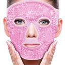 ZNÖCUETÖD Face Eye Mask Ice Pack do redukcji puffness, Torby pod oczami, Puffy Dark Circles, Migrena, Hot / Cold Pack z miękkim pluszowe Backing (Pink # 19)