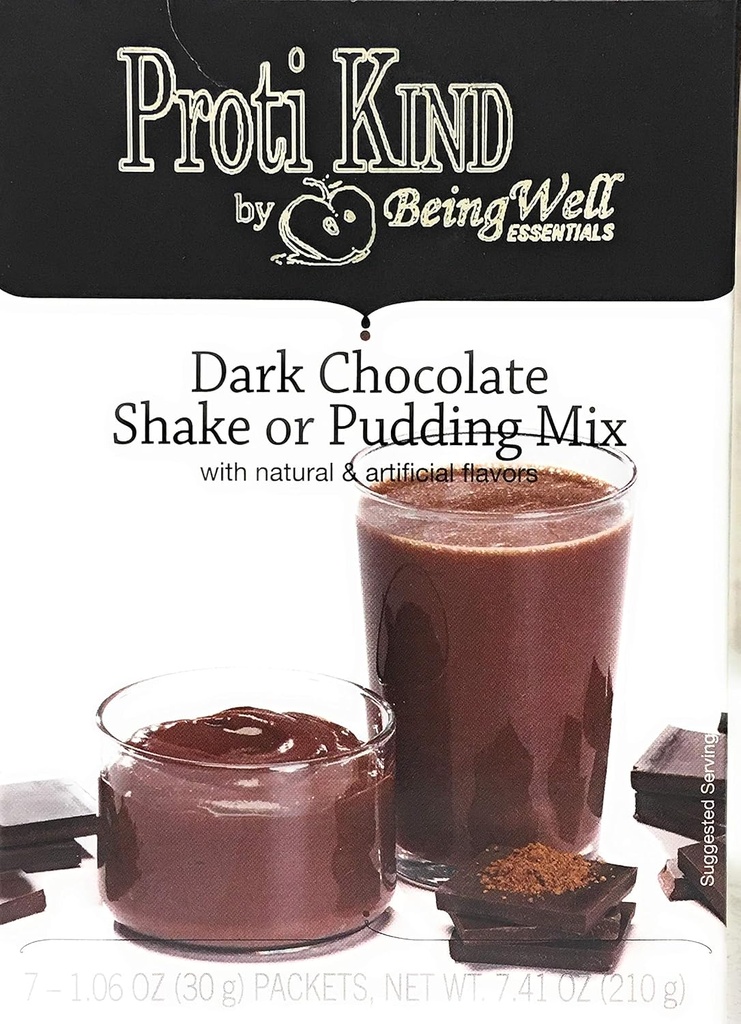 Proti Kind High Protein Diet Shake & Pudding - Low Calorie - Low Sugar - Low Carbs (7 porcji) (Dark Chocolate)