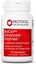Protocol BioCore Enhanced Enzymes - Pomaga Digest Fasola & Warzywa Cruciferous * - Suplement diety * - Amylase & Lipase - Kosher & Vegan - 90 Kapsułki Veg