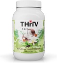 Thriv THriV Nutrition - Organic Plant Based Protein Powder, Chocolate or Vanilla, Vegan, Gluten- Free, Non-GMO, Dairy Free, (2.5lb / 1,140g) Powder (Vanilla)