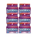 Sominex Nighttime Sleep- Aid Cappets, maksymalna moc, 16 ea (Opakowanie po 6)
