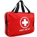 330 Piece First Aid Kit, Premium Waterproof Compact Trauma Zestawy medyczne na wszelkie wypadki, Idealny do domu, Biuro, Samochód, Podróże, Na zewnątrz, Kemping, Turystyka, Łodzie (Czerwony)