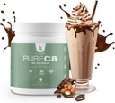 TeamKeto C8 MCT Proszek olejowy -Czekoladowy orzech ketonowy MCT kawy Creamer- Vegan-Friendly, Gluten Free & Made in a GMP Compliant, FDA Zarejestrowany ułatwienie- Perfect in Coffee Tea & Protein Shakes 270g