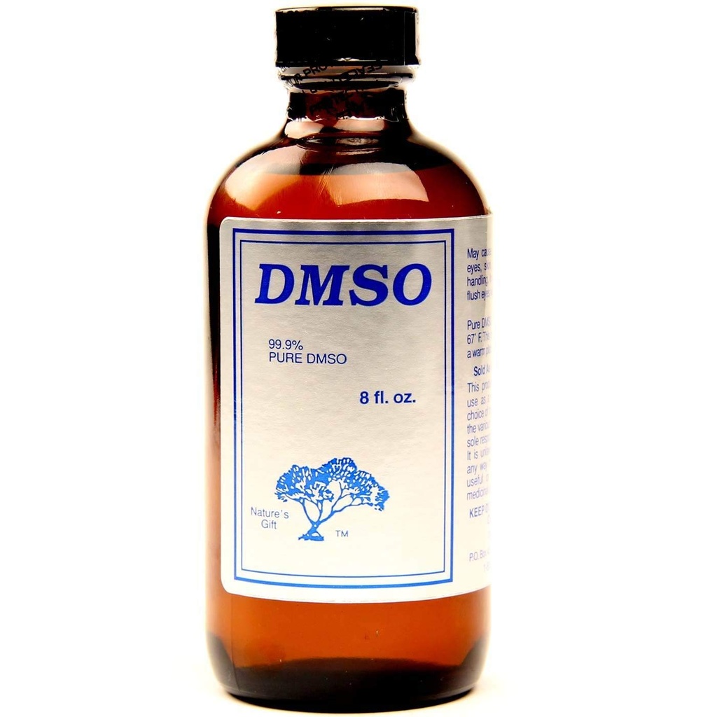Natura 's Gift 99,9% DMSO Liquid - Butelka szklana 8 Fl Oz