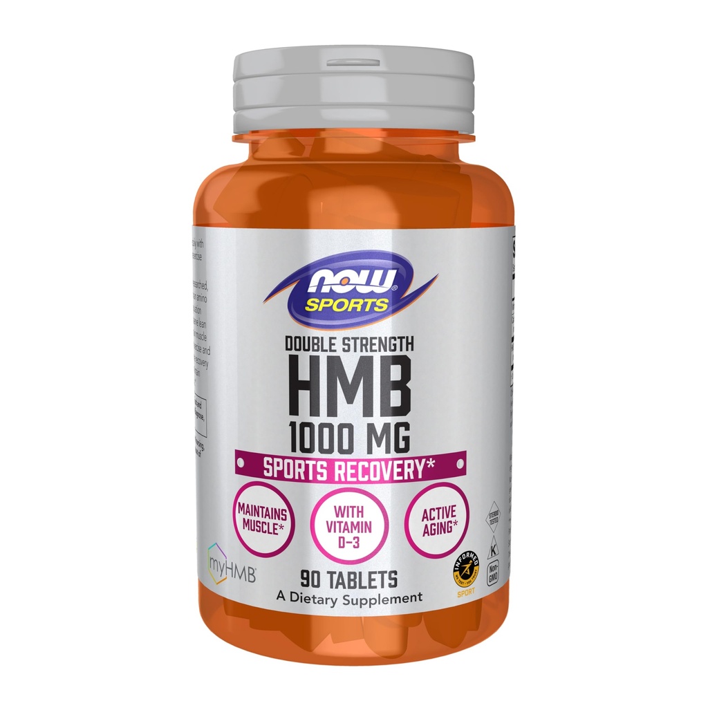 Teraz żywność Sport Nutrition, HMB (β- Hydroksy β- Metylomaślan), podwójna siła 1000 mg, 90 tabletek