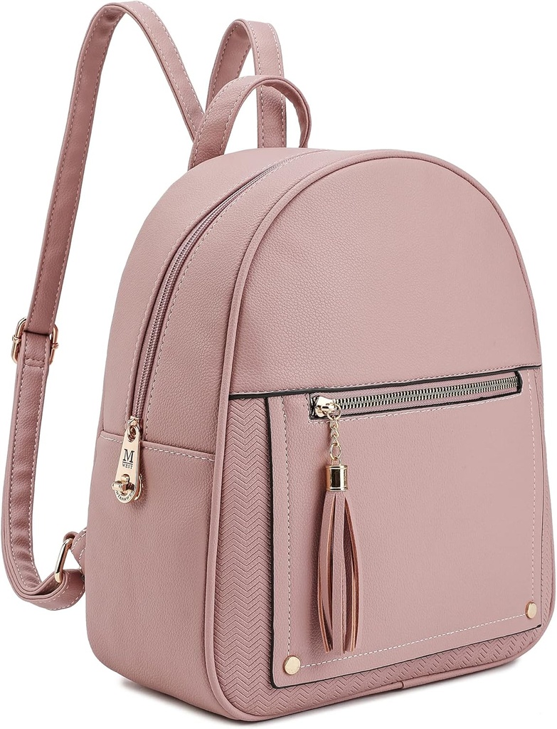 Montana West Girls Plecak Torebki dla dzieci Anti Theft Plecak z zabezpieczony zamek i Tassel