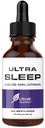 Ultra6 Nutrition Melatonin Drops with Valerian Root - Liquid Melatonin Sleeping Supplement with 5 HTP & Passion Flower - A Liquid Sleep Aid Siła Mieszanka dla dorosłych