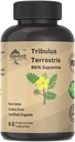 Tribulus Terrestris Supplement for Men & Women Supplement Booster for Energy, Vitality, Stamina & Performance (opakowanie zawierające 20 kapsułek)
