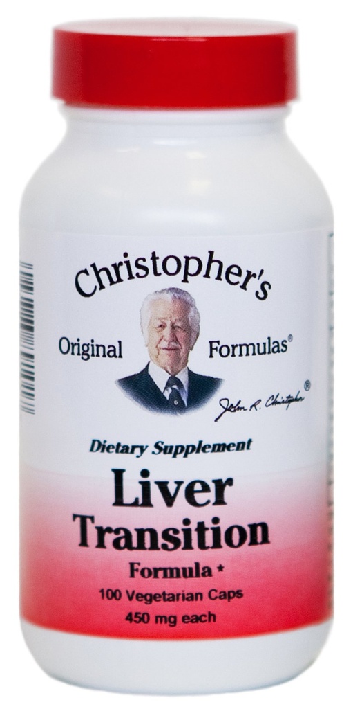 Formuła Przemiany Wątroby Christophera - delikatna roślinna oczyszczona Wątroba, 450 mg, 100 Kapsułek wegetariańskich