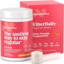 FiberDaily Delicious Fiber Powder - Organiczny Pyllium Husk, Agave Inulin & Sunfiber ® Guar Gum Truskawki Lemoniada Drink, Cugar- Free, Fiber rozpuszczalny, Prebiotyczny Suplement Fiber, Wegan, 30 Służenie