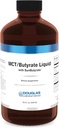 Douglas Laboratories MCT / Butyrate Liquid with SunButyrate Index 124; Zapewnia wysoki koncentrat kwasu kaprylowego i kwasu butyrycznego w Przyjemnym Płynem Influenzacyjnym 124; 15.6 fl. oz.