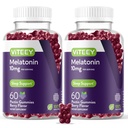 Viteey Melatonin Gummies 10mg - Gummies senny dla dorosłych Dodatkowa siła Melatonina - Wegan, GMO Free, Gluten Free - 120 Count