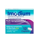 Imodium Multi- Symptom Relief Caplets, Loperamid Hydrochloride & Simeticon Anti- Diarrheral Medicine for Relief of Diarrhea, Gas, Bloating, Cramps & Pressure, HSA / FSA