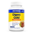Enzymedica Digest Gold + Probiotyka, 2- in-1 Formuła dla Gut Health, Enzymy trawienne & 1 Miliard Aktywnych Kultur Probiotycznych, 180 Licznik (FFP)