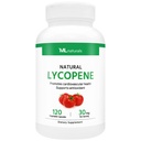 ML Naturals Natural Lycopene 30 mg 120 Kapsułki roślinne. Przeciwutleniacz i wsparcie immunologiczne, Zdrowie układu sercowo- naczyniowego i prostaty, NSF- Certified & cGMP- Compliant, Third-Party Lab Tested