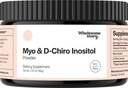 Myo- Inozytol & D- Chiro Suplement Inozytolu Proszek dla kobiet 124; Hormonalna równowaga & Zdrowy Ovarian Function Support 124; Witamina B8 Bilans 124; Wielka alternatywa dla kapsułek 124; 40: 1 Stosunek 124; 30 Służenie