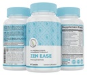 Legacy Wellness Zen Ease Calm Mind Supplement - Natural Vegan Formula - 5- HTP, Ashwagandha, St. John 's Wort, L- Theanine, Magnez, B- Vitamin - Kapsułki do promowania dobrego uczucia pokoju