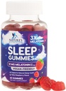 Melatonina Gummy dla dorosłych Dodatkowa siła - 12 mg Melatonina Sleep Gummy Suplement, Melatonina Gummy dla Sporadycznych Sleep Supplement Supplement, Wegan, Non-GMO, Gluten Free, Gomitas para Dormir, 60 Gummies