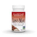 Planetarne Herbals Lwie 's Mane, for Memory, Focus, and Mood *, 1000 mg - 30 Vegan kapsułki