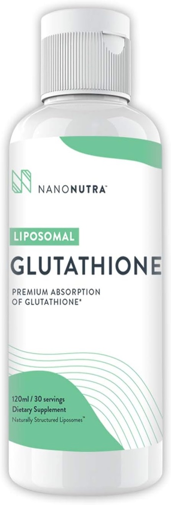 Liposomal Glutathione Antioksydant 500mg Non GMO / Non Soy Setria Liquid Glutathione Supplement Equipment 124; Najlepszy Naturalny Antystawny Antyoksydant 120ml - 30 Służenia