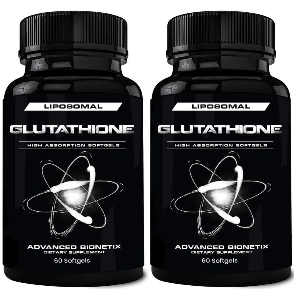 850mg Liposomal Glutathione Supplement Equipment 124; 120 Total Liposomal Softgels Equipment 124; Antioksydant Supplement in / Gluta- IV ™, 100X Wchłanianie przez proszek Glutathion