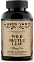 Wild Nettle Leaf Kapsułki 124; Wspomaga zdrowe równowagi płynów & Trakt moczowy problemy 124; 100% Naturalny suplement ziołowy 1200mg 124; 100 Pack