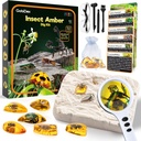 GobiDex Amber Dig Kit-Sztuczny Insect Resin, Exavate 6 Owady wzory, STEM Geograficzne Bugs zabawki edukacyjne, Exavation Zabawki dla Fun Bugs Party Favors, Science Zestawy dla dzieci w wieku 6- 8 8- 12