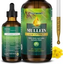 Mullein Drops - Lung Cleanse - Ekstrakt Leaf - Potężny Mullein do wsparcia immunologicznego, Detox & Wsparcie układu oddechowego - Suplementy ziołowe - 2 Oz- 6